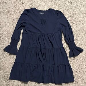 EUC Pomander Place (Tuckernuck) Kenzo dress, navy, size L